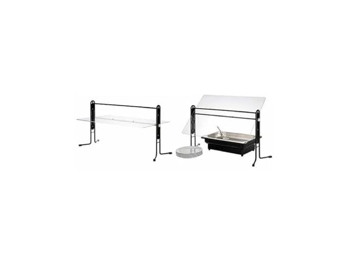 APS 98120 Hygieneschutz Buffet Guard, Transparent, 93cm Länge, 53cm Breite, 50.5cm Höhe