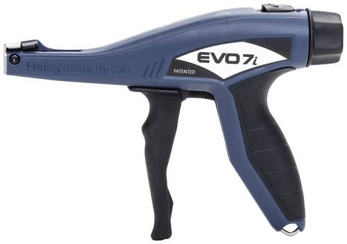HellermannTyton EVO7iSP-MET/PL-BU Kabelbinderzange EVO7i SP Blau-Schwarz