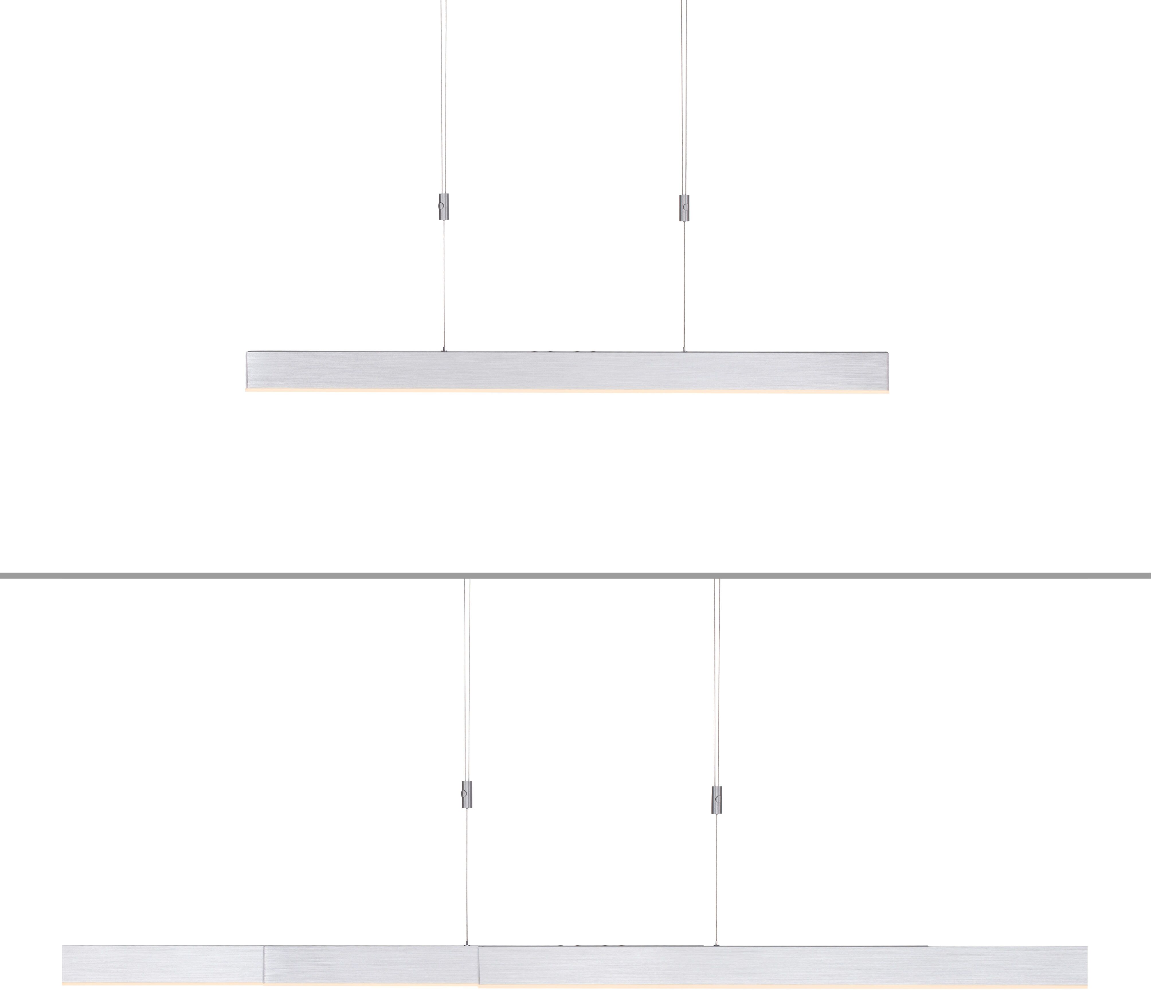 NEUHAUS PURE LED Pendelleuchte "PURE Moto", silber (diamond), 3, H: 110cm, 1 Stk., Leuchten, e-SLIDE Funktion, CCT, dimmbar, Fernbedienung, LED Pendelleuchte