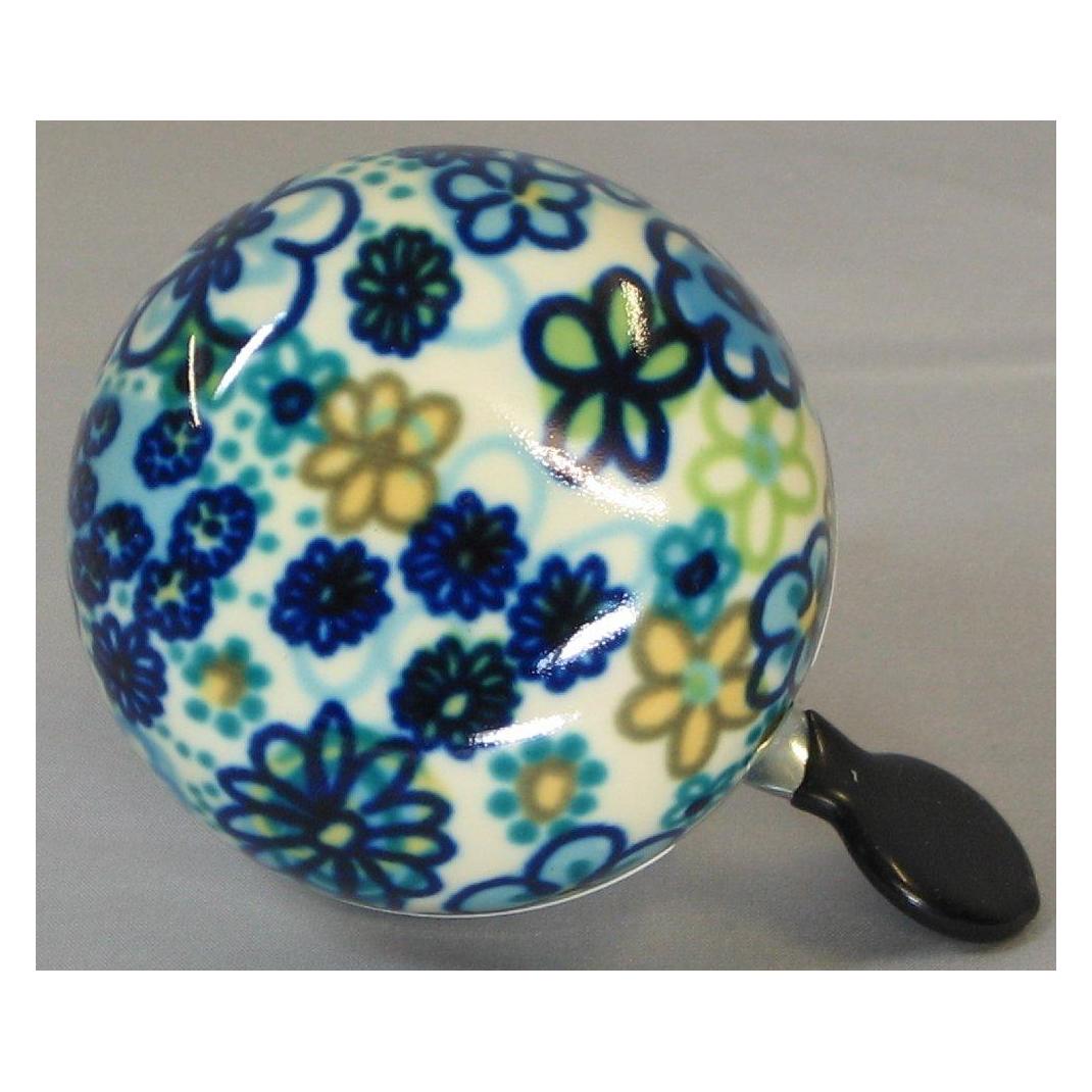 Widek Ding Dong Fahrradklingel Floral blau ø 60mm (WDK-3686)