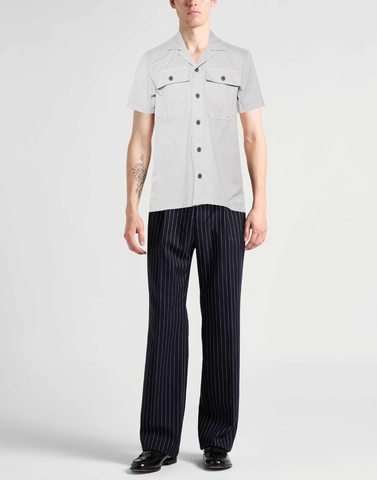 Barbour Camisa Hombre Gris perla S Hombre