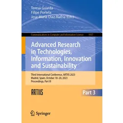 Advanced Research in Technologies, Information, Innovation and Sustainability, Fachbücher