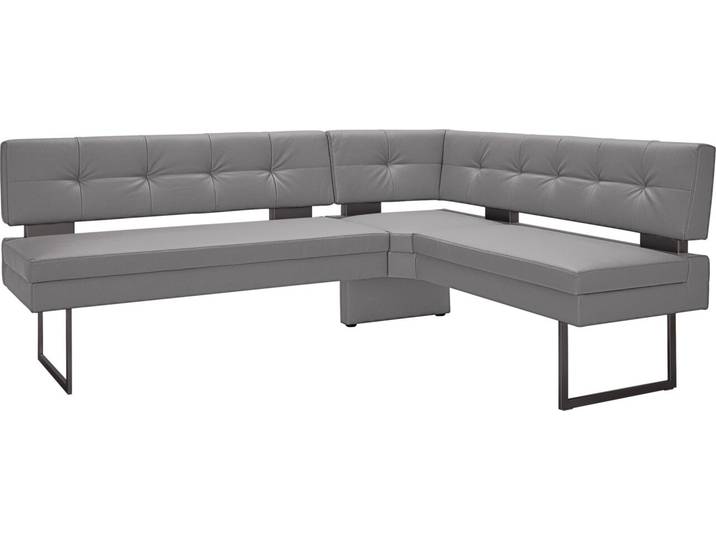 Dieter Knoll Eckbank LIMONE, grau, Stoff