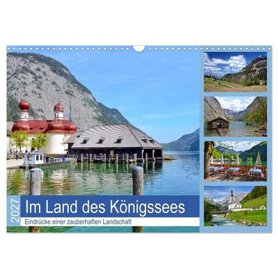 Im Land des Königssees (Wandkalender 2027 DIN A3 quer), CALVENDO Monatskalender