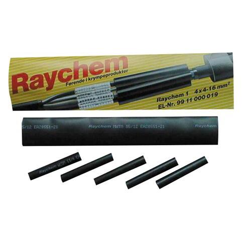 Raychem TE CONNECTIVITY Schrumpfschlauchsatz Nr. 1 Typ 4 x 4-16 mm² (RAYCHEM 1)
