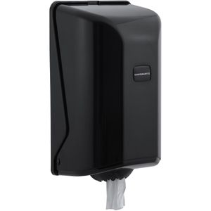 Sanismart Handtuchspender Alcea, 8461-2, für Rollenhandtücher, Kunststoff, schwarz