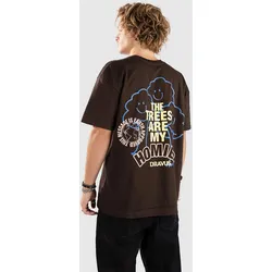 Dravus Souveneir Upcycle Boxy T-Shirt dark chocolate Gr. M
