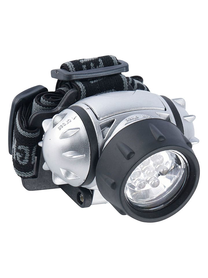 GRUNDIG LED-Stirnlampe in Schwarz/ Silber - onesize