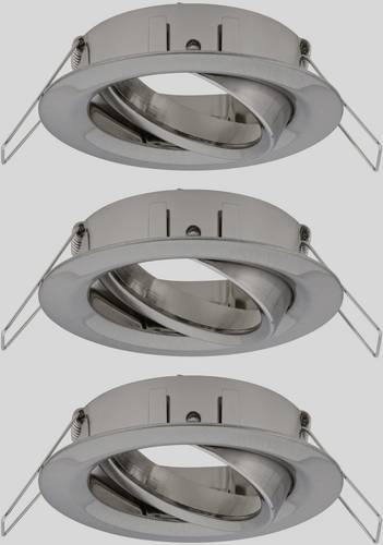 Paulmann 92485 EBL Choose Einbauring 3er Set 10W Eisen (gebürstet)