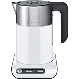 Bosch Wasserkocher Styline TWK8611P, weiß, 1,5 Liter, 2400 Watt, mit Kunststoffgehäuse