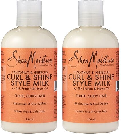 Shea Moisture Coconut and Hibiscus Curl & Shine Gel Style Milk 254ml D