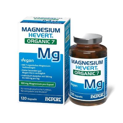 Magnesium Hevert Organic 7 Kapseln 120 St