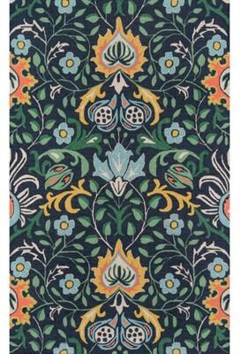 Momeni Newport Hand Tufted Wool Floral Area Rug.