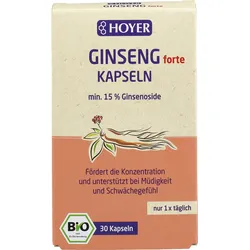 HOYER Ginseng Kapseln Bio