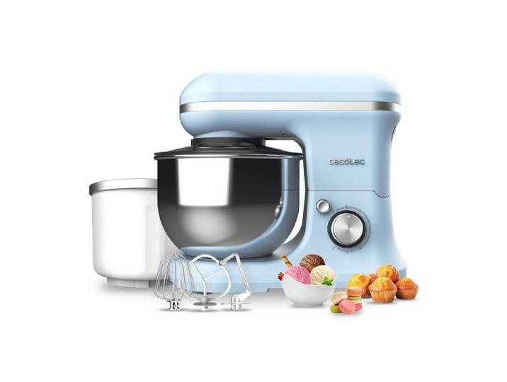 Cecotec Küchenmaschine Cecomixer Merengue 5L 1200 Ice-Cream Blue, 1200 W, 5 l Schüssel, Cecomixer Merengue 5L 1200 Ice-Cream Blue