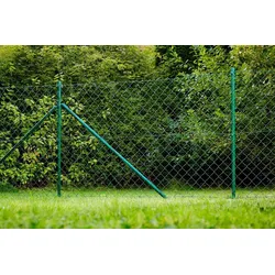 POWERTEC GARDEN Maschendrahtzaun Komplett-Set L15m x H80cm - Grün