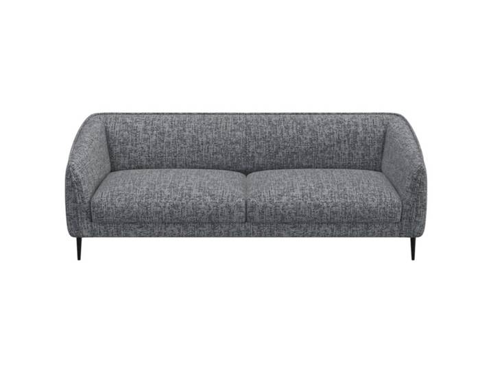 Stilvolles Sofa Fady Stoff granit B 217.5 cm T 74 cm - Sofa