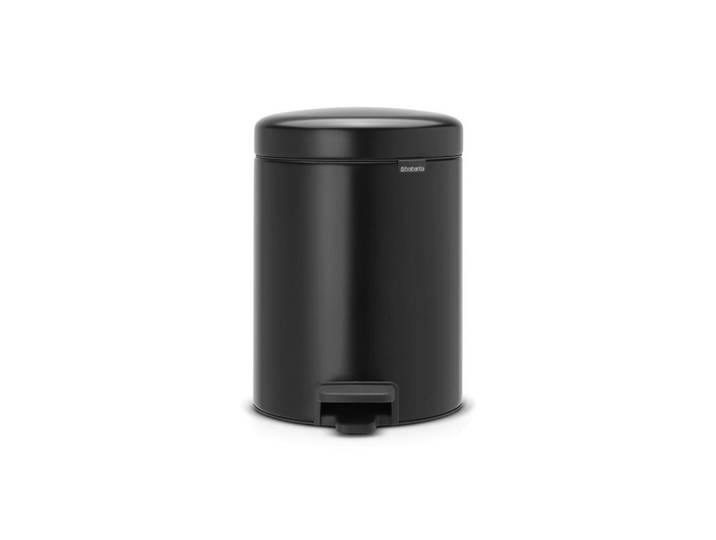 Brabantia Treteimer, Schwarz, Kunststoff, 5 l, 20.5x29.1x27.2 cm, Haushalt & Reinigung, Reinigung, Mülleimer & Abfallsammler