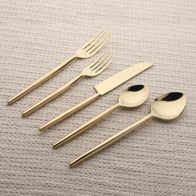 INOX ARTISANS Lori Bronze PVD 5 Pc. Flatware Set