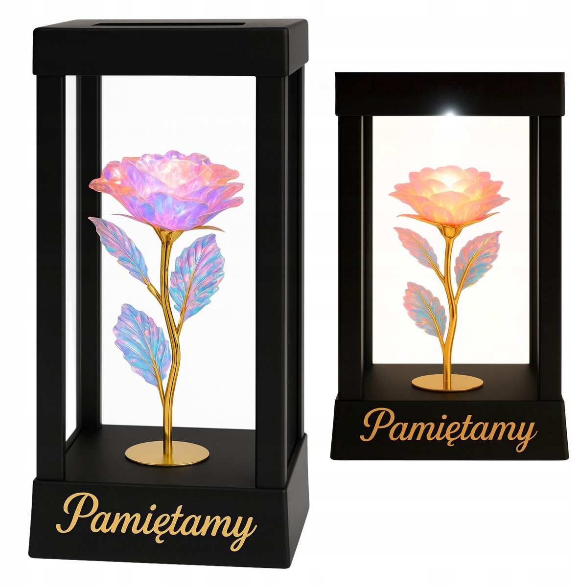 Decortrend Grote Zonne Znicz met Holografische Roos Pamiętamy