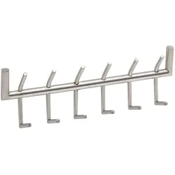 WANDGARDEROBE Metall Silber Modern 60x19x10 cm