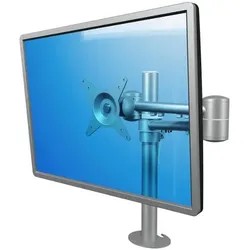 Dataflex ViewMate Style Monitorarm (Tisch, 24", 15 kg), Monitor Halterung, Silber