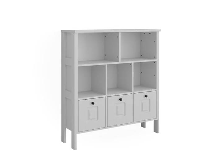 Vitalispa Kinderregal Ajaton , Weiß 103.6 x 113.4 cm zur Aufbewahrung von Spielzeug und Büchern kombinierbar