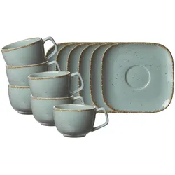 Ritzenhoff & Breker, Tasse, Casa Kaffeetassen mit Untertassen (200 ml, 6x)