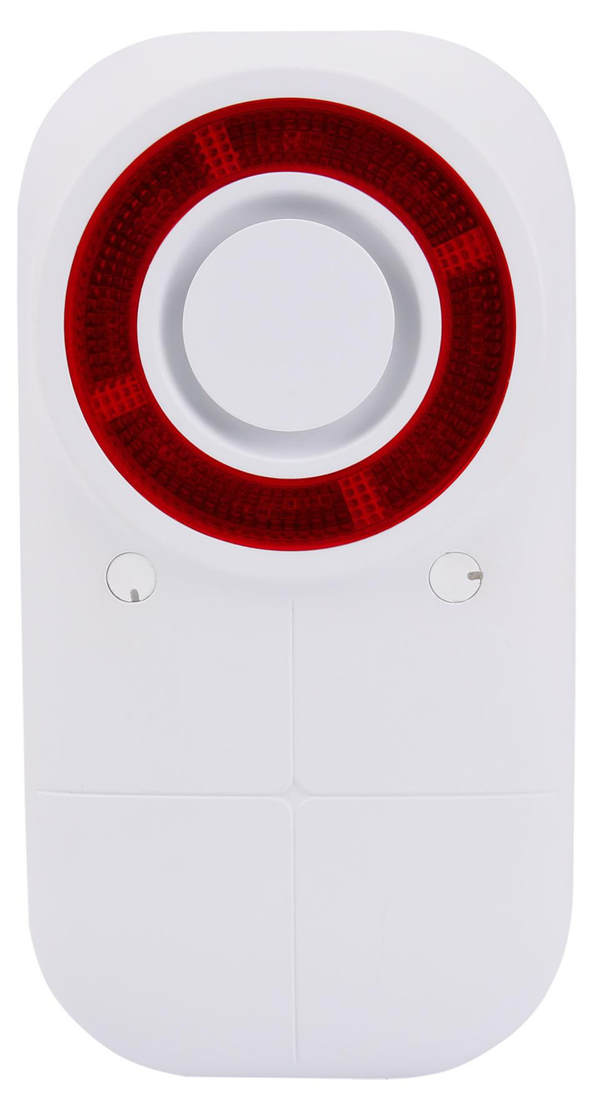 Olympia 6115 Draadloze buitensirene voor Protect en ProHome-systemen, 105 dB, IP54, Rood/Wit