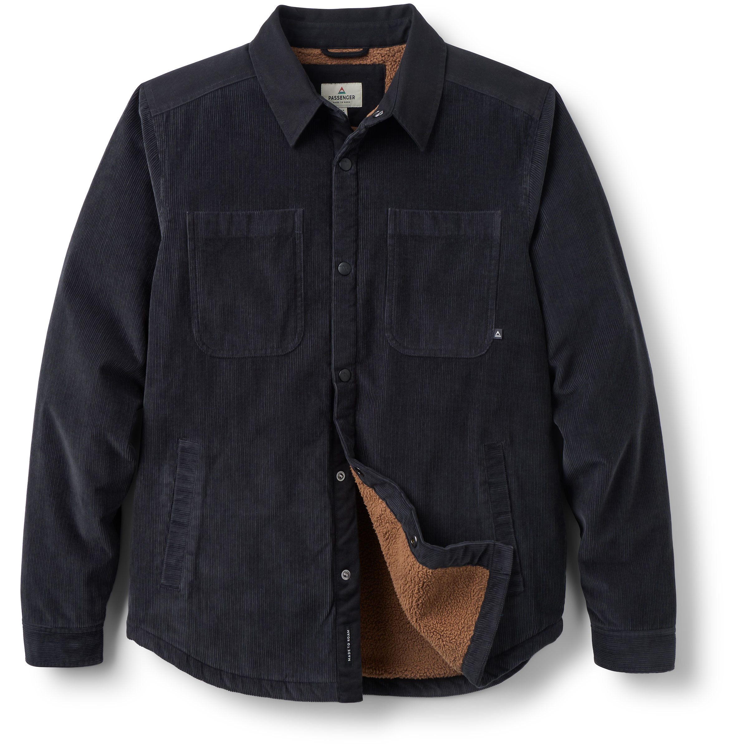 Passenger Kodiak 3.0 Sherpa Lined Cord Herren Hemden schwarz Größe XXL Lifestyle Widerstandsfähig
