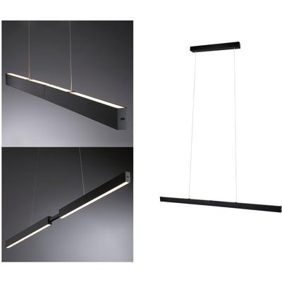 PAULMANN LED Pendelleuchte "LED Pendelleuchte Aptare dimmbar", schwarz, 2, H: 150cm, 1 Stk., Leuchten, Memoryfunktion, LED Pendelleuchte