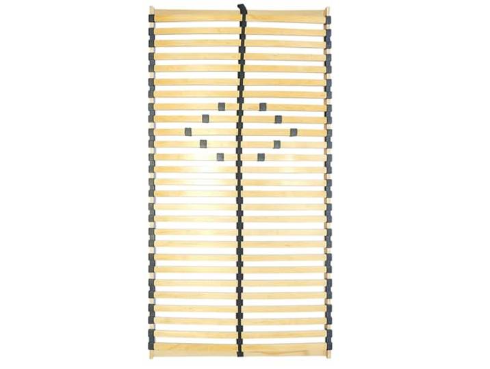 Lomadox Lattenrost 75x200 cm Federholzrahmen mit 28 leisten, Mittelgurt & Verstellbarer Komfortzone, für alle Matratzen geeignet
