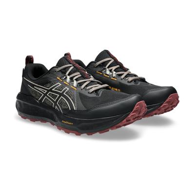 Trailrunningschuh ASICS "GEL-SONOMA 8 Gore-Tex", Herren, Gr. 42, schwarz (schwarz, brisket rot), Synthetik, Schuhe, wasserdicht
