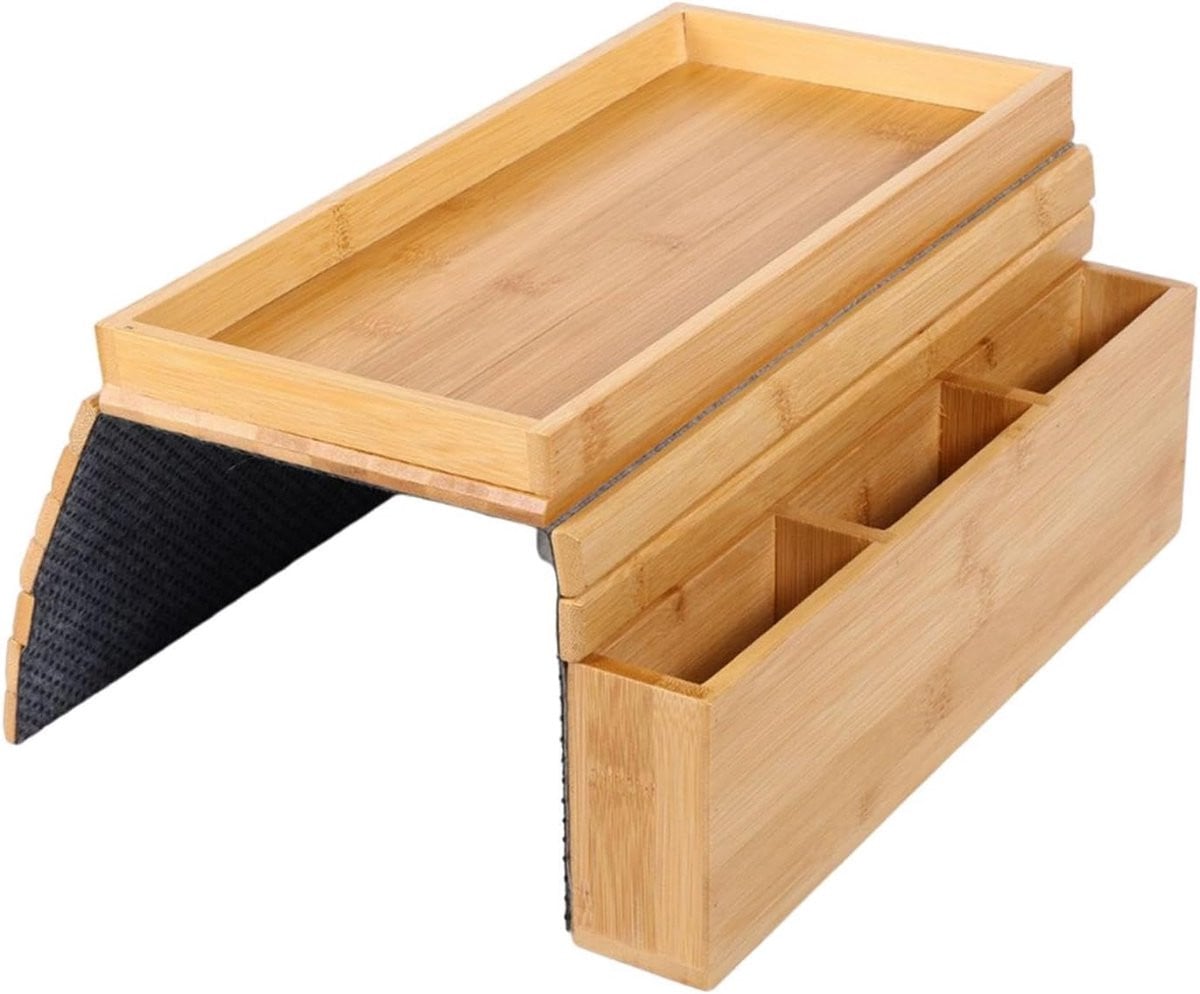 Bank Armsteun Dienblad - Houten Serveerplank - Multicolor - 35,4 x 17 cm