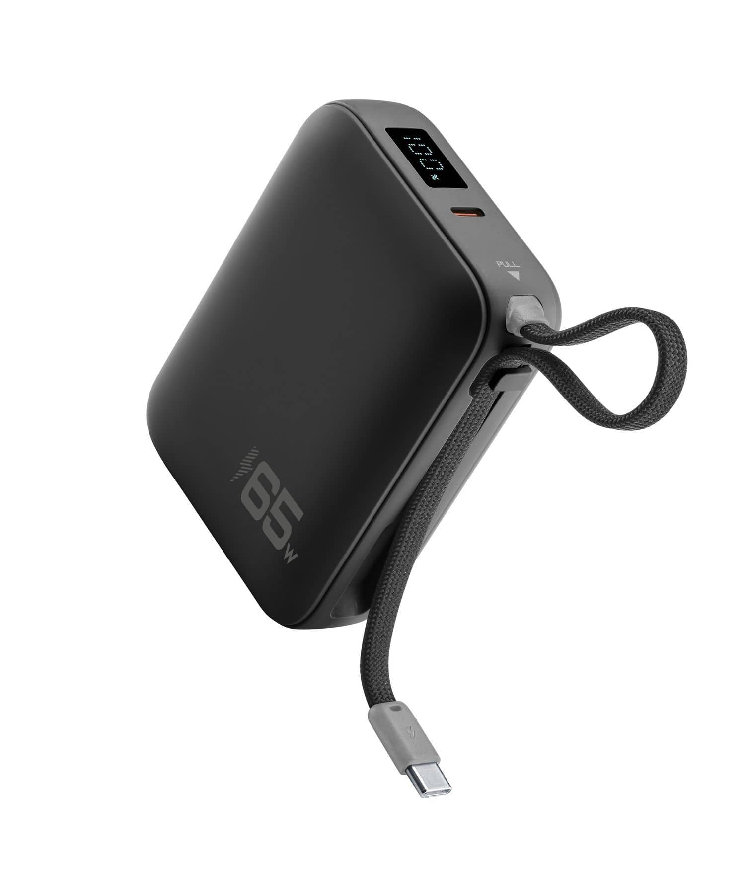 Cellular Line 20000 mAh Powerbank USB Typ-C Pocket (Schwarz) PBPOCKET20000K