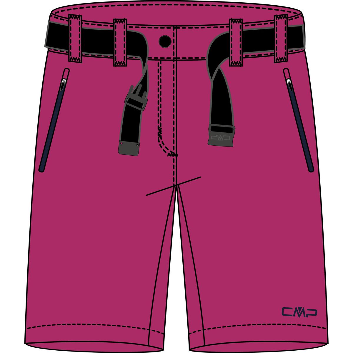 CMP KID G Bermuda magenta (B807) 104 3T51145-B807-104