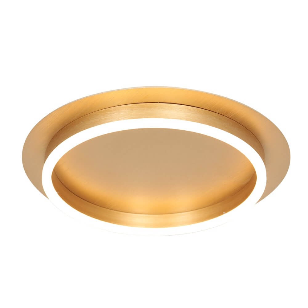 Steinhauer Ringlux Moderne LED Plafonnière - Goud/Messing - Ø 32 cm