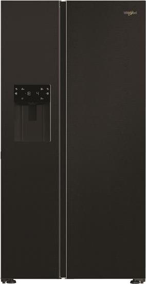 Whirlpool WHG2 6574W XK5E, Freistehend, Amerikanische Tür, Schwarz, 2 Tür(en), Touchsteuerung, An Tür