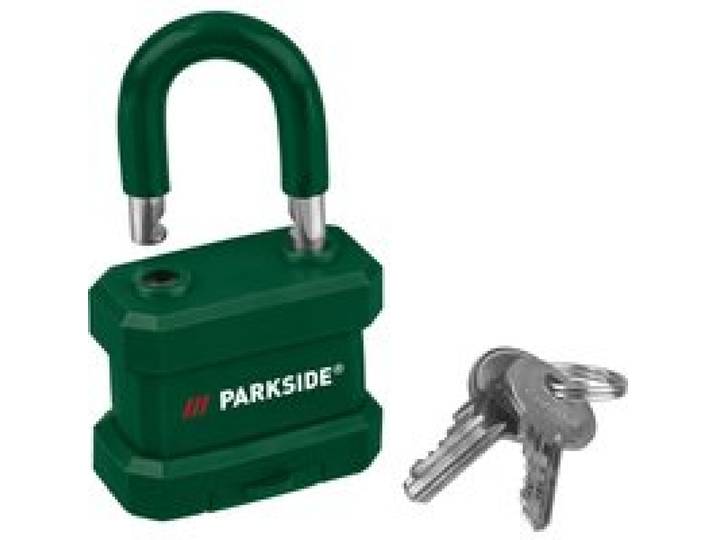 PARKSIDE® Cadenas ou cadenas à code ou cadenas d'extérieur ou cadenas câble en acier (cadenas pour l'extérieur)