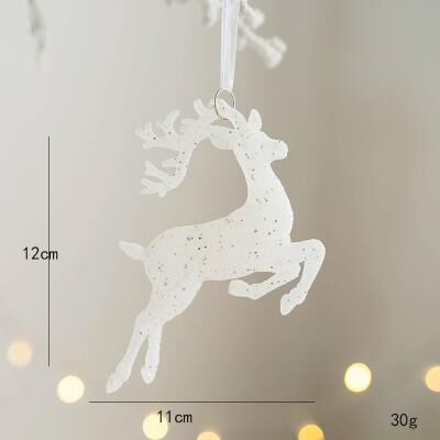 Modern Mode Marketplace Merry Christmas Natal Ornament, Angel Girl Pentacle Pendant, Christmas Tree Hanging Pendant, Deer Christmas Decoration style 10