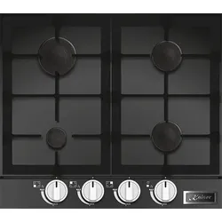 Kaiser KCG 6387 Turbo Glaskeramik Gaskochfeld 60 cm 4 Brenner 3.8 KW WOK