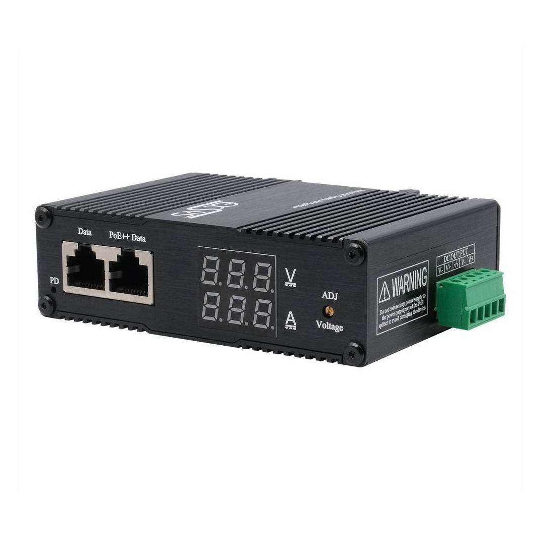 Exsys Industrial PoE++ Gigabit Splitter 50W (802.3af (PoE), 802.3at (PoE+), 802.3bt (PoE++), 50 W) (EX-60327)