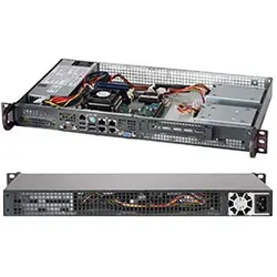 Supermicro CSE-505-203B Server-Barebone Rack (1U)