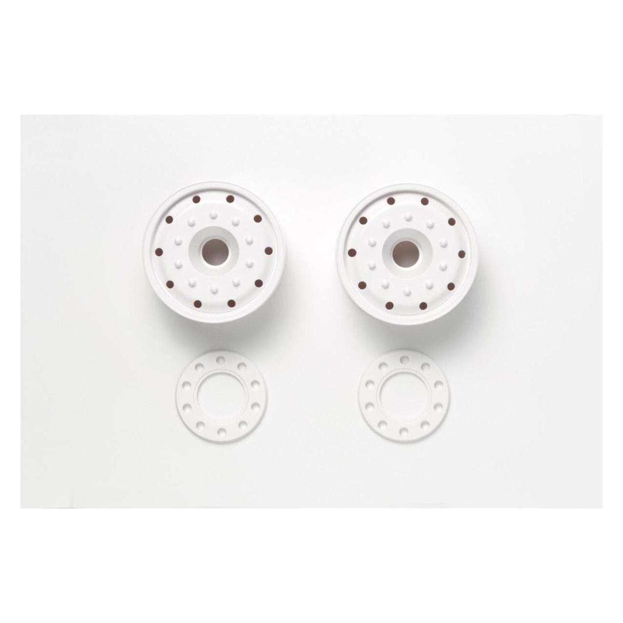 Tamiya 1:14 LKW Felgen 30 mm Kunststoff Euro-Optik Weiß 2 St. (300056544)