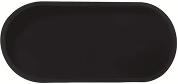 Inspire Essentials Silispace Rectangular Silicone Organizer Tray black (2) l