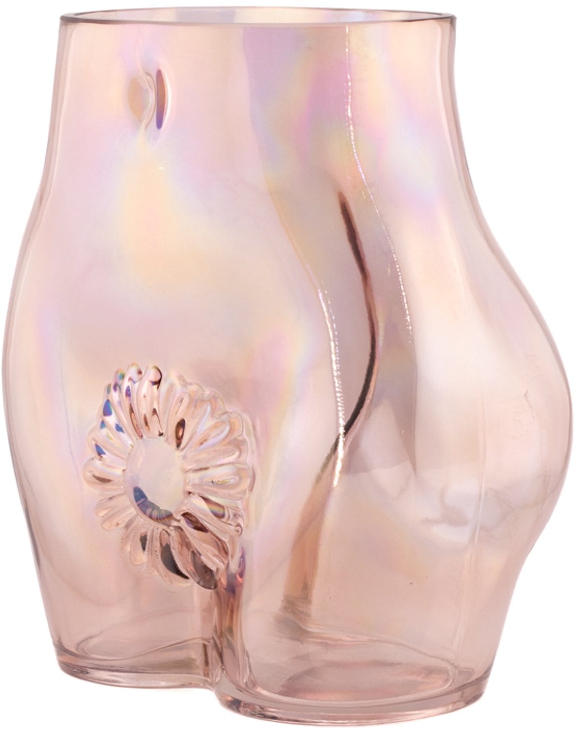 Glazen vaas Butt Holo in roze