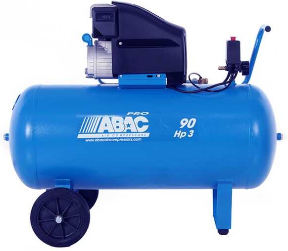 Abac Estoril L30P  Fahrbarer Elektroluftkompressor  3-PS-Motor  90 Liter
