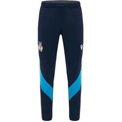 Macron, Herren, Sporthose, Trainingshose Italien 2024/25 (XL), Blau