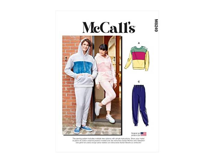 McCall's Naaipatroon M8249XN Unisex Sportkleding