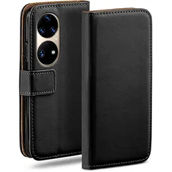 moex Book Case für Huawei P50 Pro Klapphülle mit Kartenfach